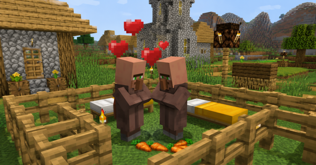 How to breed villagers