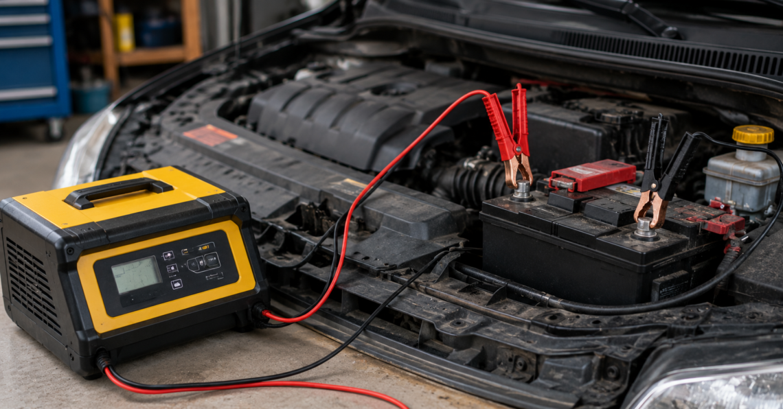 How to charge a car battery