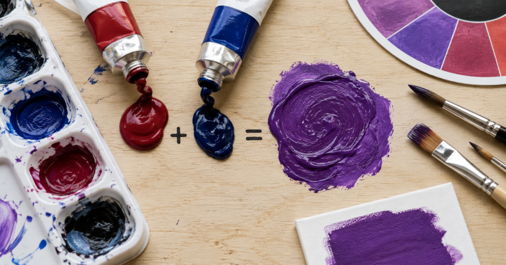 How to make purple