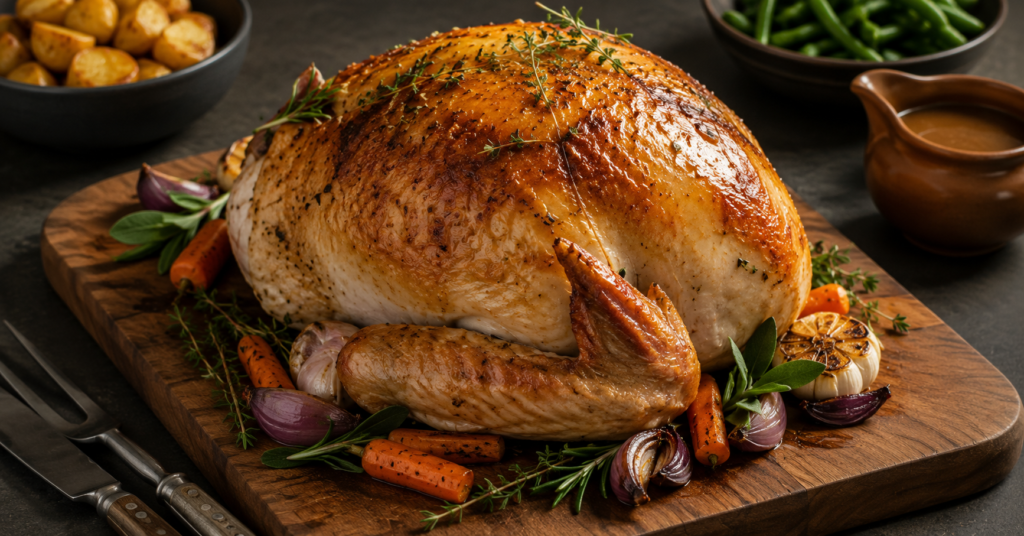 how to cook turkey crown