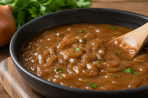how to make onion gravy